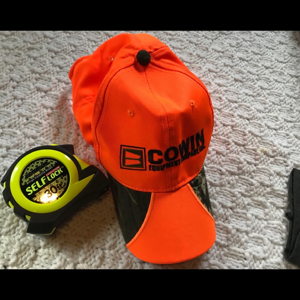 Orange Cowin Equipment Company hat - Picture 2 of 3